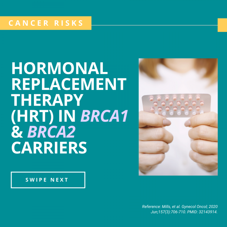 Hormonal Replacement Therapy Inherited Cancer Registry Icare 